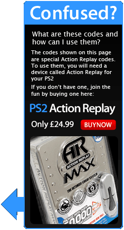 Cheat Codes for Gran Turismo 4 (FR) on Action Replay MAX - Codejunkies